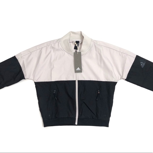 adidas cropped bomber